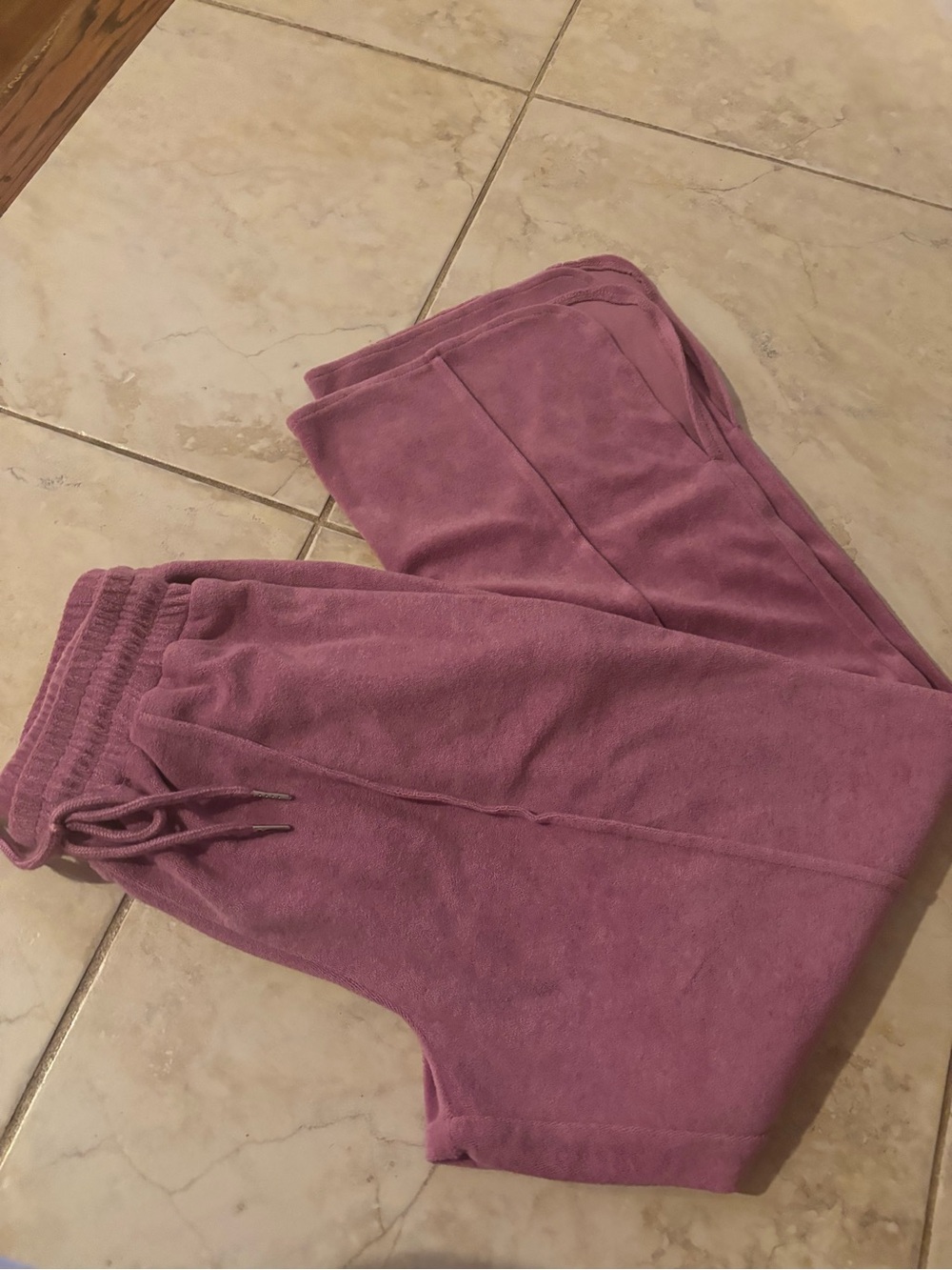 Blue blush wide leg sweatpants